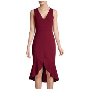 ALICE + OLIVIA Blakesley Split Front Fit & Flare Dress - 0